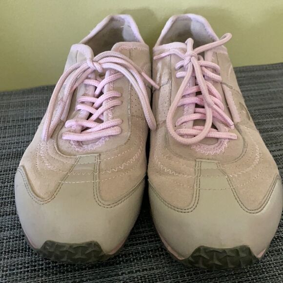 KangaROOS Casey Sneaker Sz 8 Tan and Pink - Picture 4 of 6
